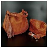 Tassel Hobo Bag- Cognac