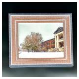 8x10 Framed Photo 'Snowy Science at SWOSU'