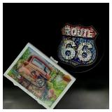 2 Route 66 Signs