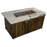 Custom Granite Fire Pit with Propane Kit