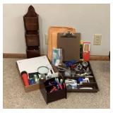 Office organizers, office supplies, etc.