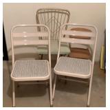 Durham chairs, wooden school chair, etc.