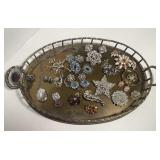 Costume Jewelry- Brooches, Pins, Earrings