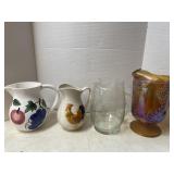 Vintage Carnival Amber, Otagiri Rooster Ceramic