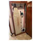 Vintage ironing board, Black & Decker iron