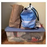 Rubbermaid Tote, Cross Stitch Supplies