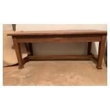 Wooden coffee table