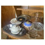 Miscellaneous platters, cheese dishes, etc.