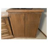 Wooden 2-shelf Cabinet