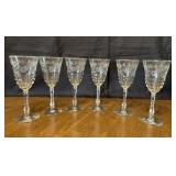 Vintage Libbey Rock Sharpe Crystal Stemware