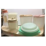 Tupperware canisters, grater/slicer, etc.