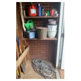 Vintage blowtorch, hose, 2-gal. gas can, etc.