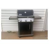 Weber propane grill with cover