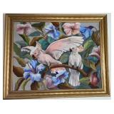 Parrot Canvas Framed Artwork