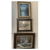 Vintage James Rowlands Canvas Artwork & ETC.