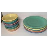 Fiesta Dinner Plates & Cereal/Soup Bowls