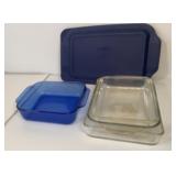 Vintage Pyrex, Blue Pyrex, 9x13 Pyrex lid