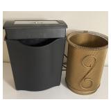 Champion Shredder &  Metal Trash Can