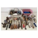 Wooden Handle Screwdrivers, Sharpening Stones ETC