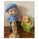 Vintage Plastic Piggy Bank & ETC.