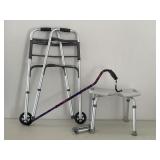 Medical Chair, Walker & Cane
