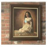 Portrait Native American Woman  by Tomie Chumley