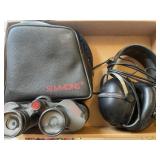 Simmons Binocular & Pioneer Stereo Head Phones