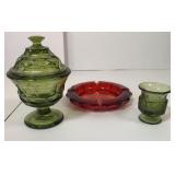 Fostoria Depression Coin & Candy Glass