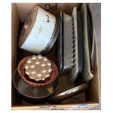 VTG Decoware Cake Carrier & Other Baking Items