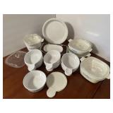 Vintage Corning Ware Blue Flower with lids ETC