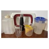 Pitchers, Collapsible Strainer & Measuring Cups