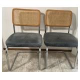 (2)- 70s CESCA CANTILEVER Dining Chairs
