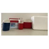 Igloo Little Platmate, Coleman Thermos ETC