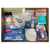 Bandages, Bathroom items, Pill Organizer, & ETC,