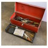 Metal Tool Box, Vise Grip, Pipe Wrench , ETC.