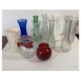 Variety Glass & Plastic Vases