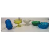Vintage Depression Glass Candy Dishes