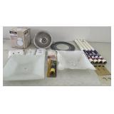 Globe Fixture, Glass Light Covers ETC.
