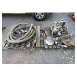 Gas Powered Water Pump and Hoses