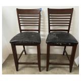Pair of Wooden Bar Stools