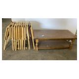Ashley Furniture Coffee Table & TV Trays