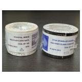 2 Coils US Stamps - Coastal Birds & Star Spa...