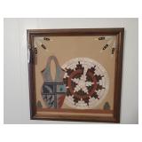 Navajo Sandpainting Wall Art, Framed