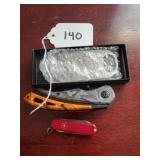 Knife and Cigar Punch Set