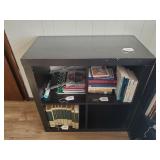 Black 4-Cube Storage Shelf Unit
