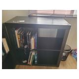 Black Cube Storage Shelf Unit