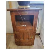 Vintage White Clad Oak Cabinet