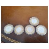 Five .999 Silver Casino Gaming Tokens