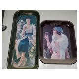 2 - Coca-Cola Advertisement Trays