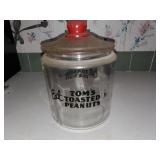 Tom's Roasted Peanuts Glass Jar Tom's Roasted Peanuts Glass Jar